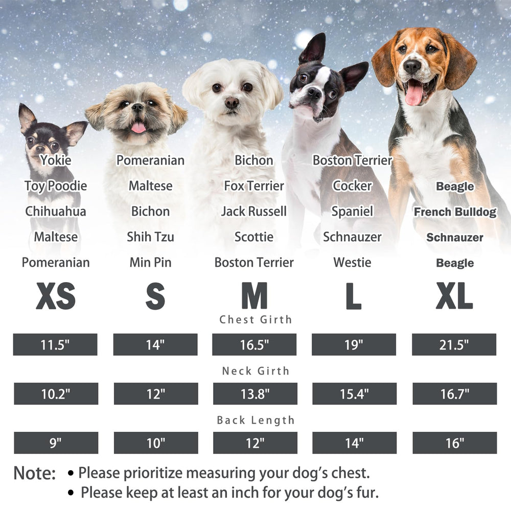 SCENEREAL Winter Dog Vest D-ring harness area for easy leash attachment