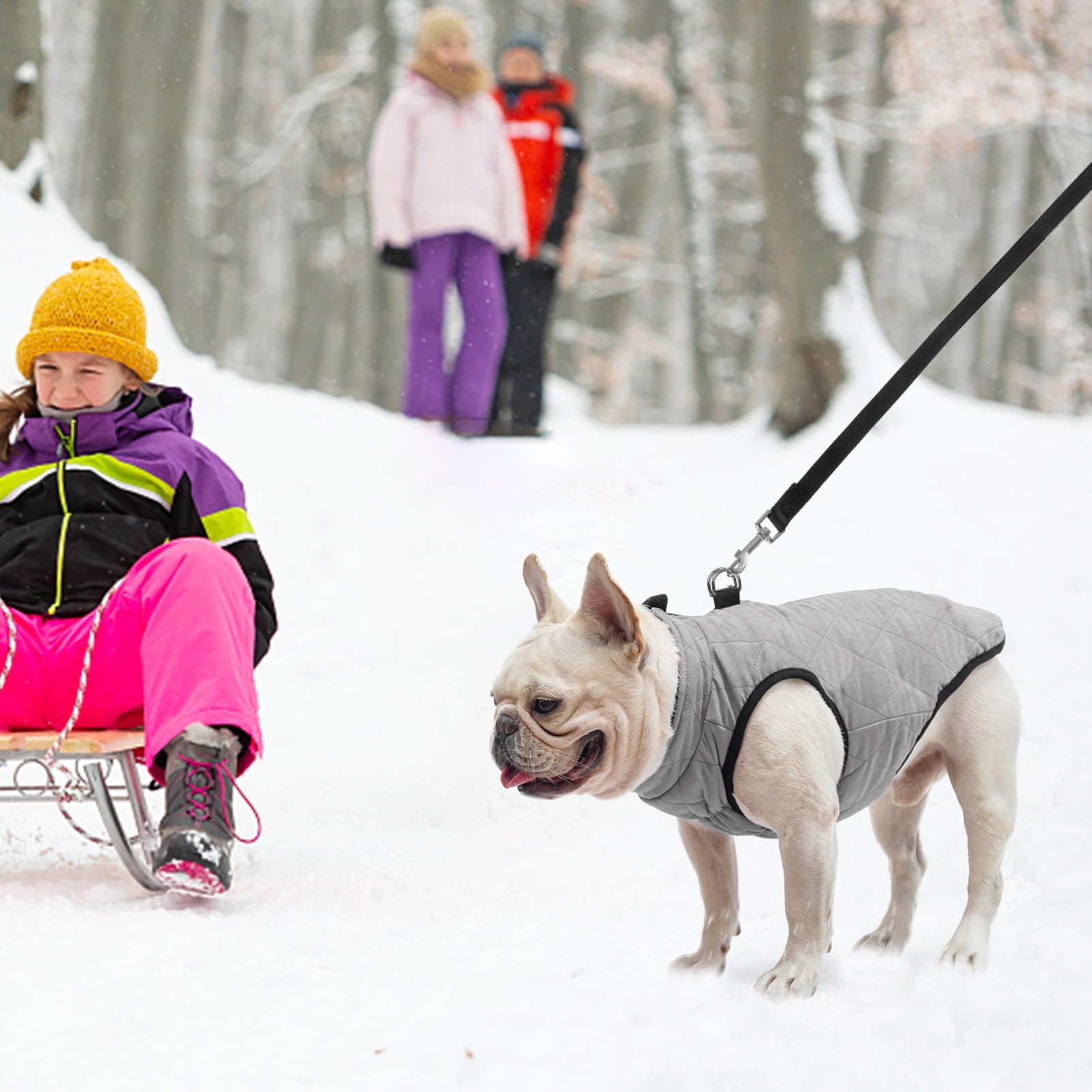 SCENEREAL fabric close-up shows soft outer fabric and plush fleece lining.