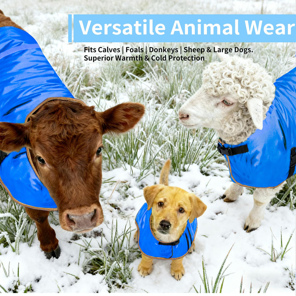 SCGFPOE winter calf coat machine washable design preserves fill and shape