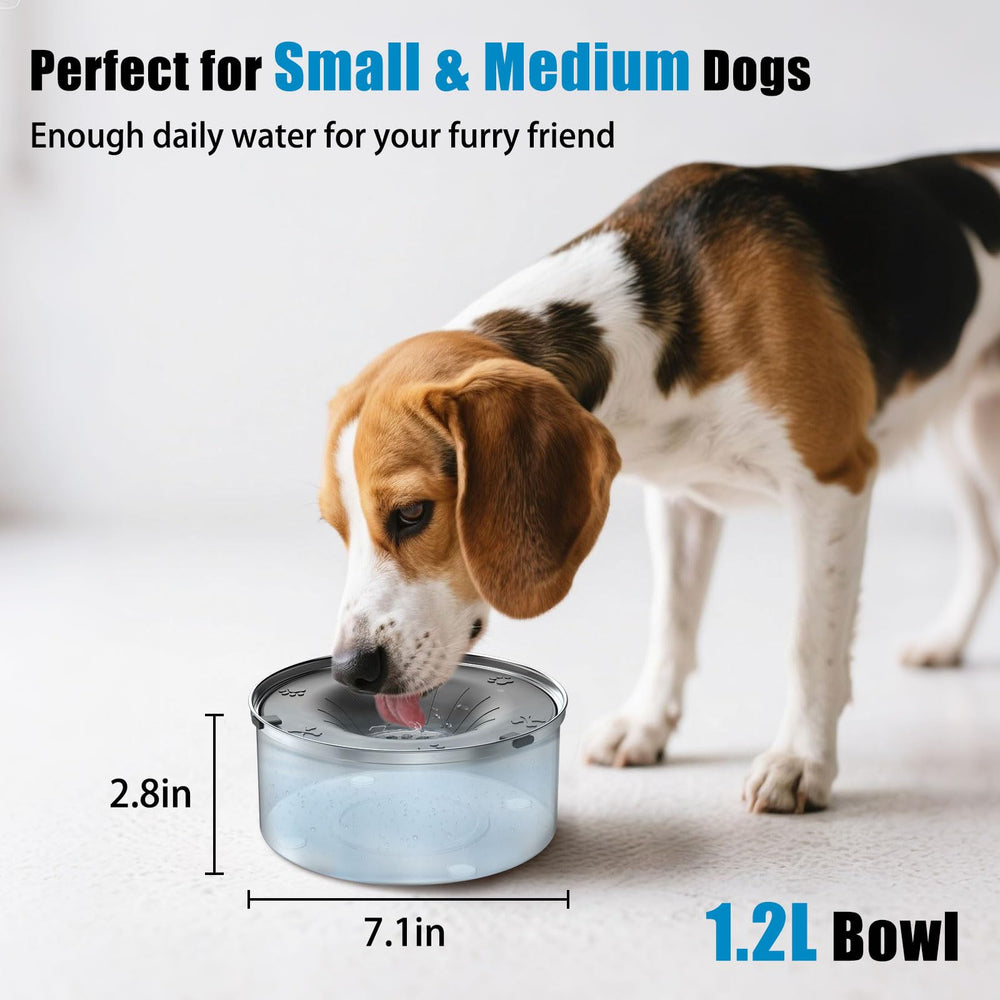 SCHITEC 1.2L capacity fits small dogs or cats for easy hydration.