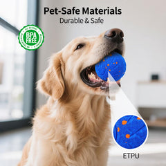 Bola SCHITEC con diseño duradero para perros grandes.