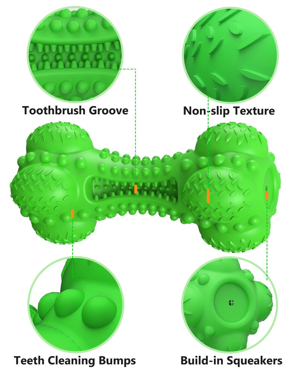 SCHITEC bacon-flavored chew toy attracts dogs to chew and play