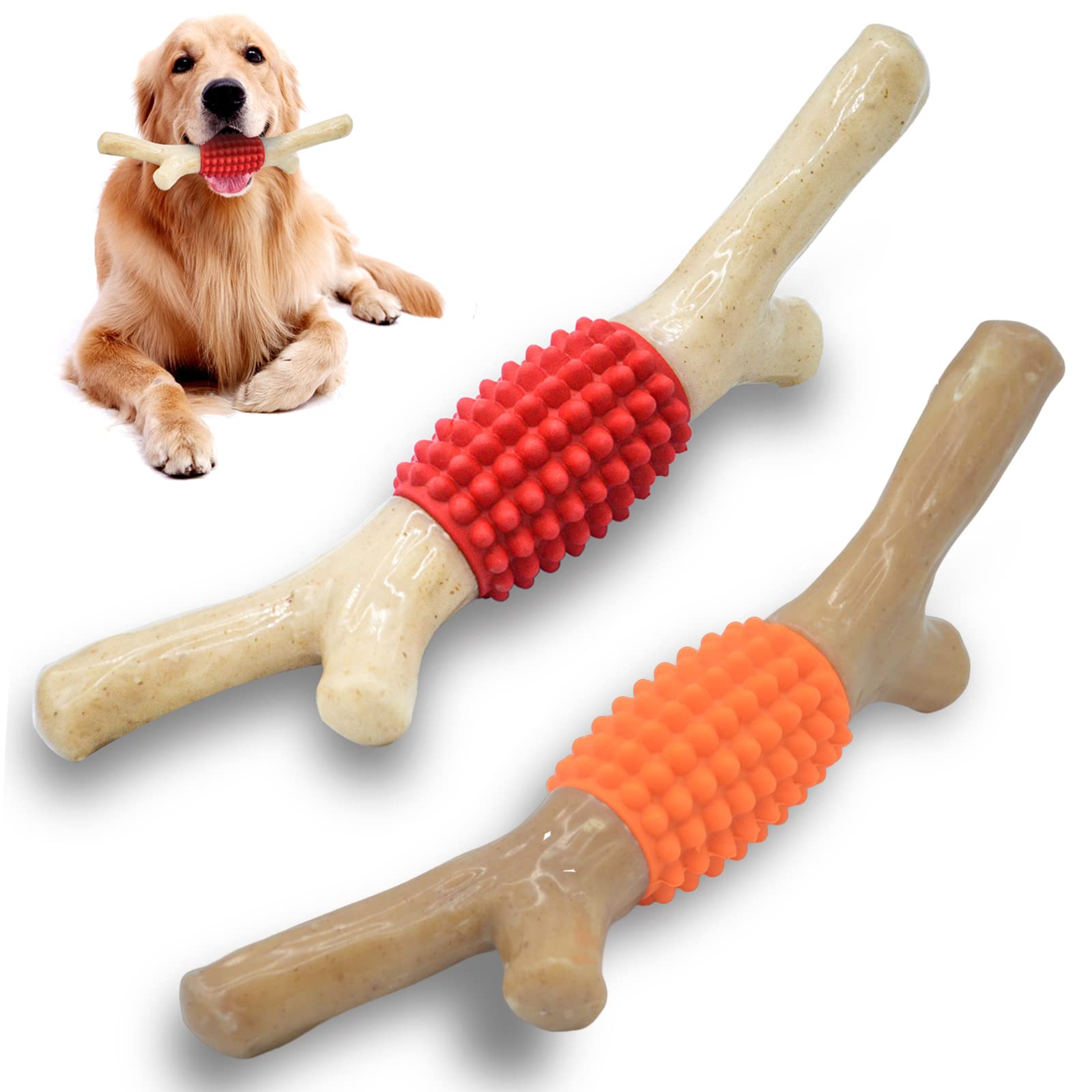 SCHITEC durable nylon chew toy for aggressive chewers, built for long-lasting play.