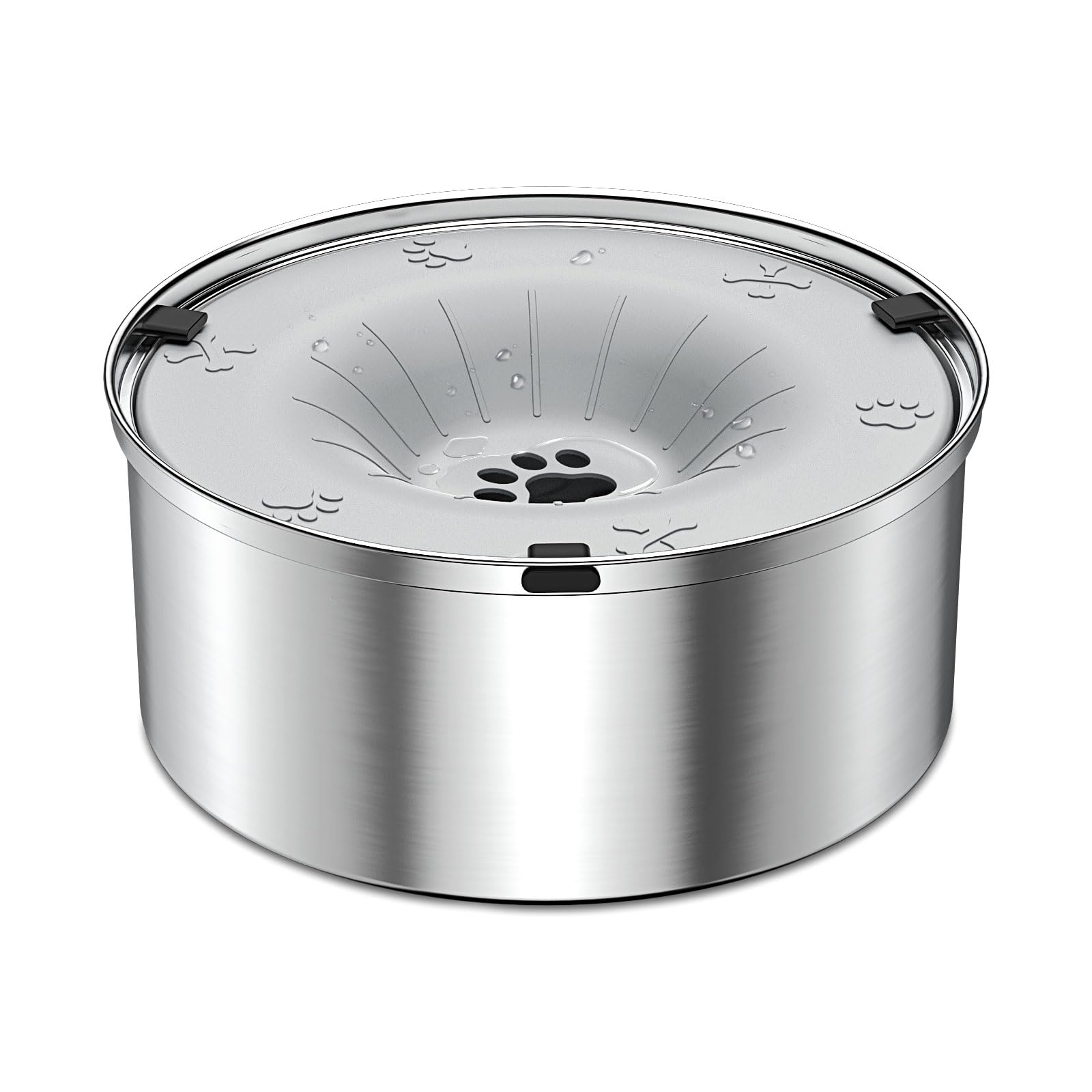 SCHITEC dog water bowl no-spill 1-2l: anti-splash design keeps floors clean during messy drinkers