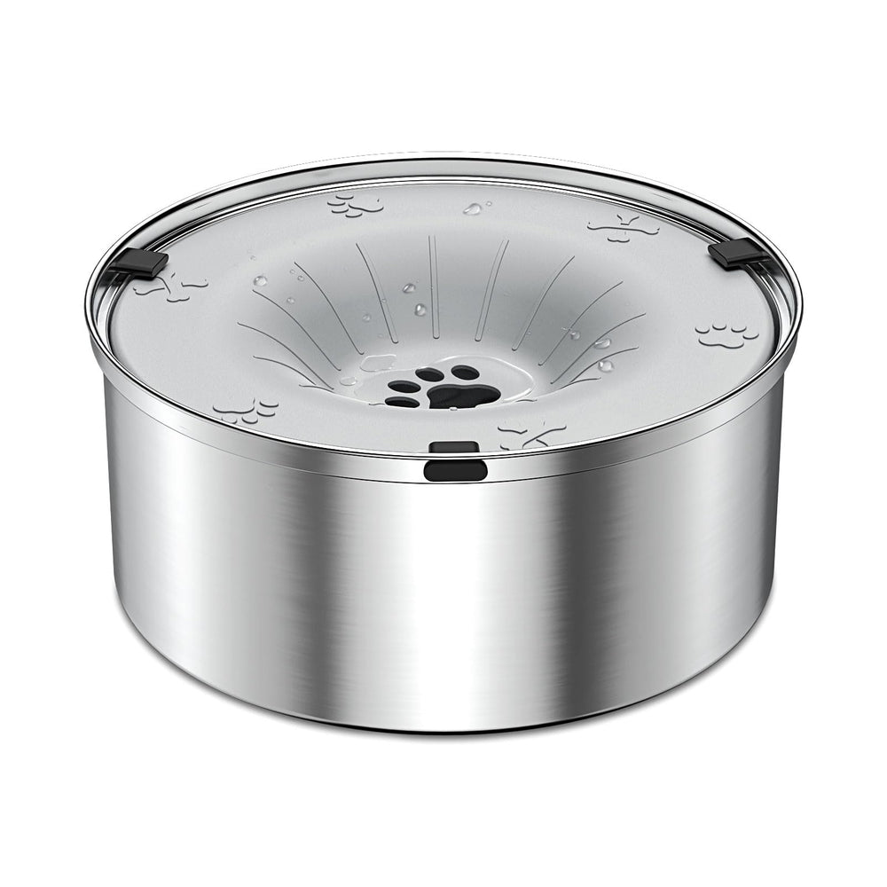 SCHITEC dog water bowl no-spill 1-2l: anti-splash design keeps floors clean during messy drinkers