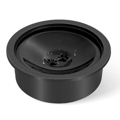 SCHITEC no-spill water bowl with floating disk keeps water tidy.