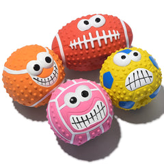 SCHITEC squeaky dog ball 4-pack invites interactive fetch sessions.