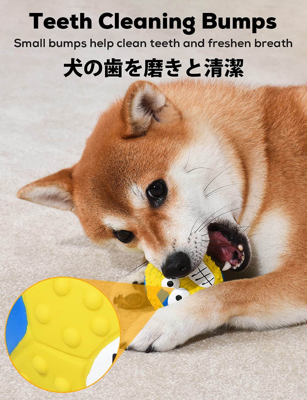 SCHITEC squeaky dog ball rugby encourages energetic indoor-outdoor play.