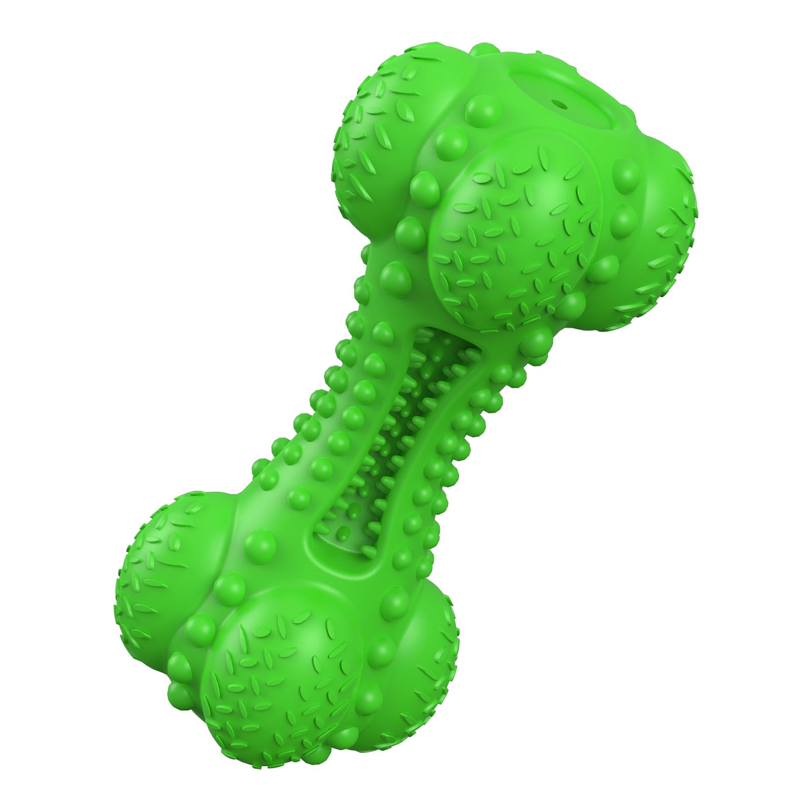 SCHITEC squeaky dog chew toy with double squeaks to attract attention during play