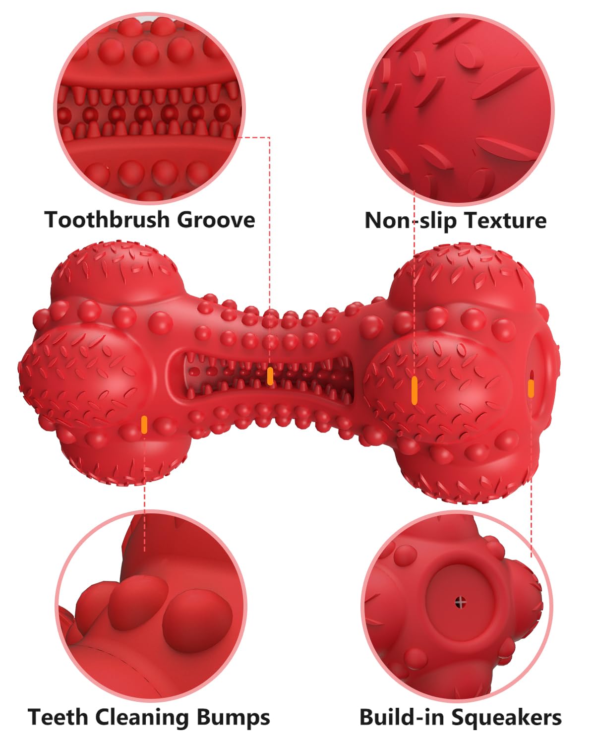 SCHITEC large-breed design fits big dogs and heavy chewers.