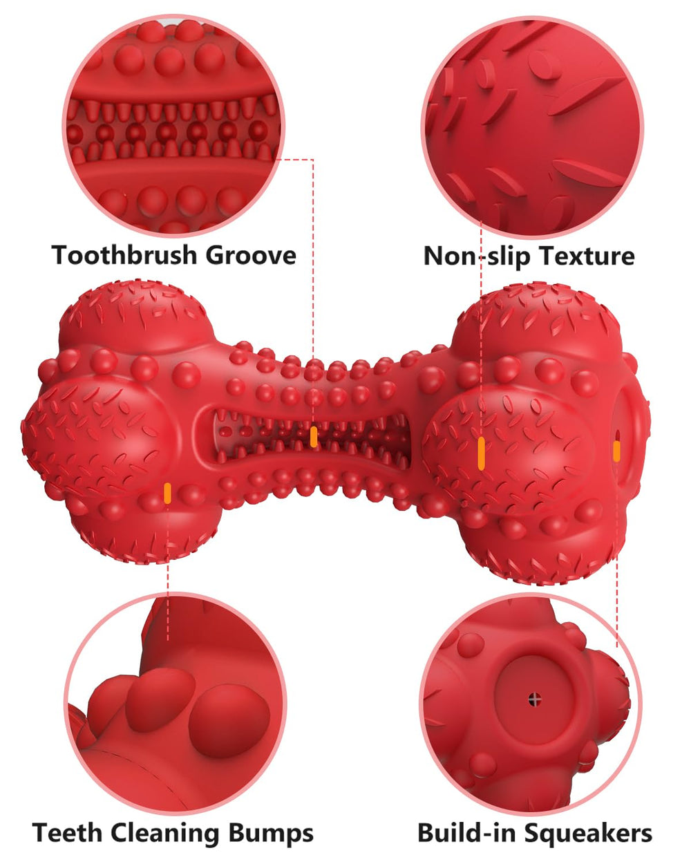 SCHITEC large-breed design fits big dogs and heavy chewers.