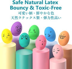 SCHITEC small-dog size ball, 1.7 x 2.5 inches, fits tiny breeds.