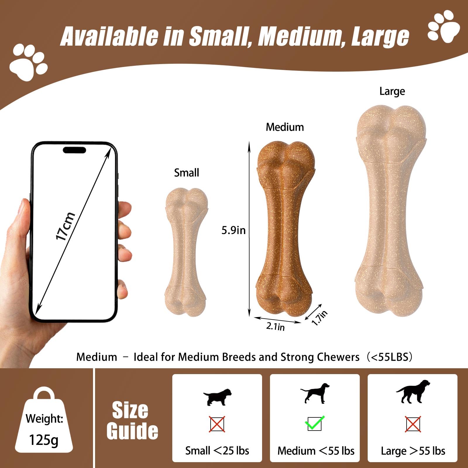 SCHITEC textured surface helps clean teeth and gums during chewing