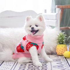SCIROKKO dog sweater back hole enables leash attachment