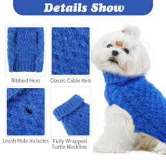 SCIROKKO turtleneck sweater blue chest measurement helps precise sizing