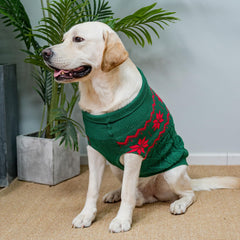 SCIROKKO Warm Winter Dog Sweater knit pattern emphasizes fashionable versatile design