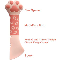 ScivoKaval can spoon spares mess by cleanly scooping and scraping corners.