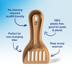 Scooples multi-pet habitat scoop handy for guinea pig and rabbit litter tasks.