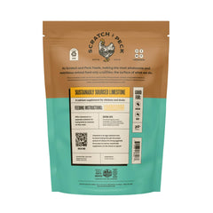Scratch and Peck limestone supplement supports free-choice calcium for stronger eggshells