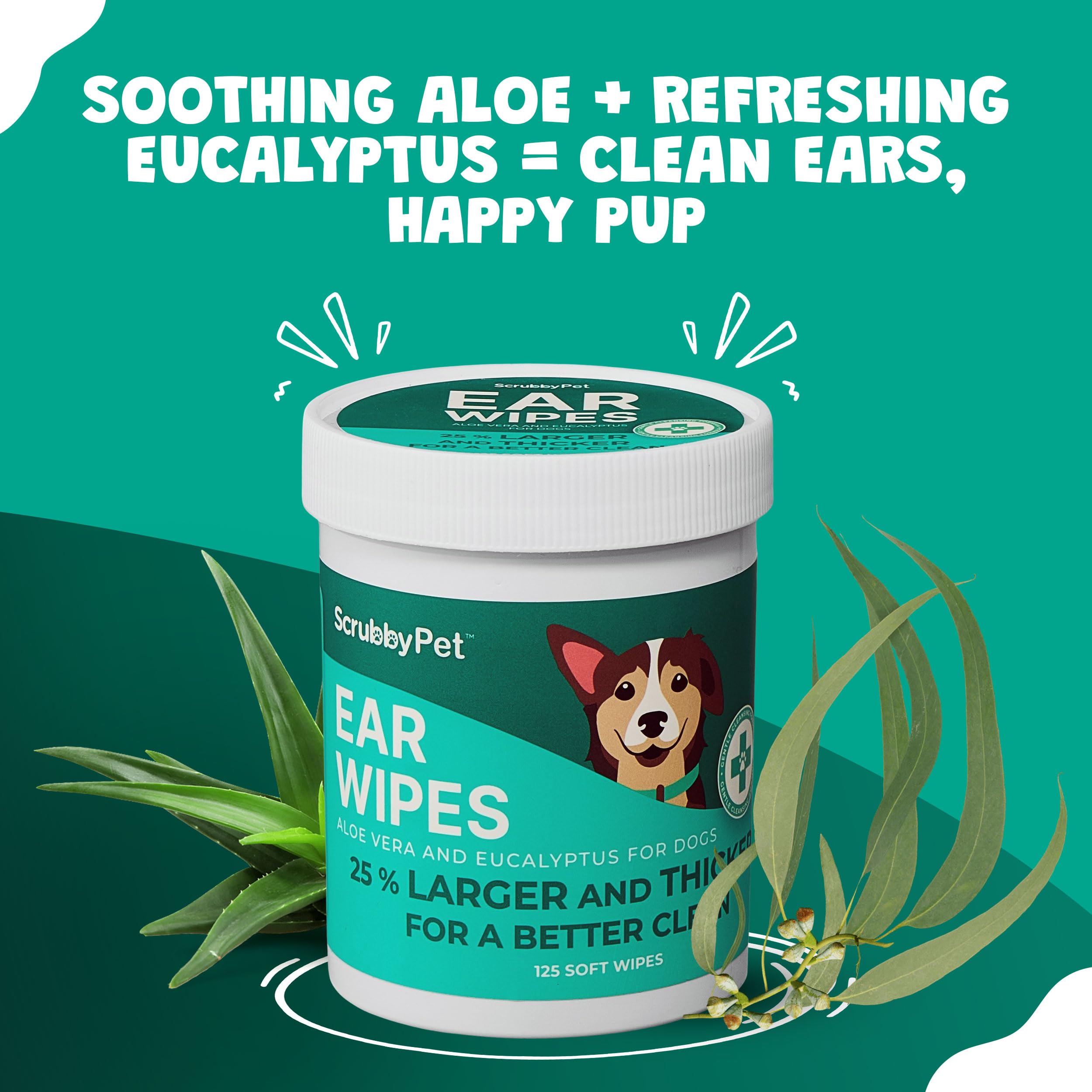 Scrubby Pet durable extra-thick wipes cover more area per pass.