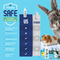 Scrubby Tails ferret odor-control demonstrates deodorizing wash for refreshed fur and skin.