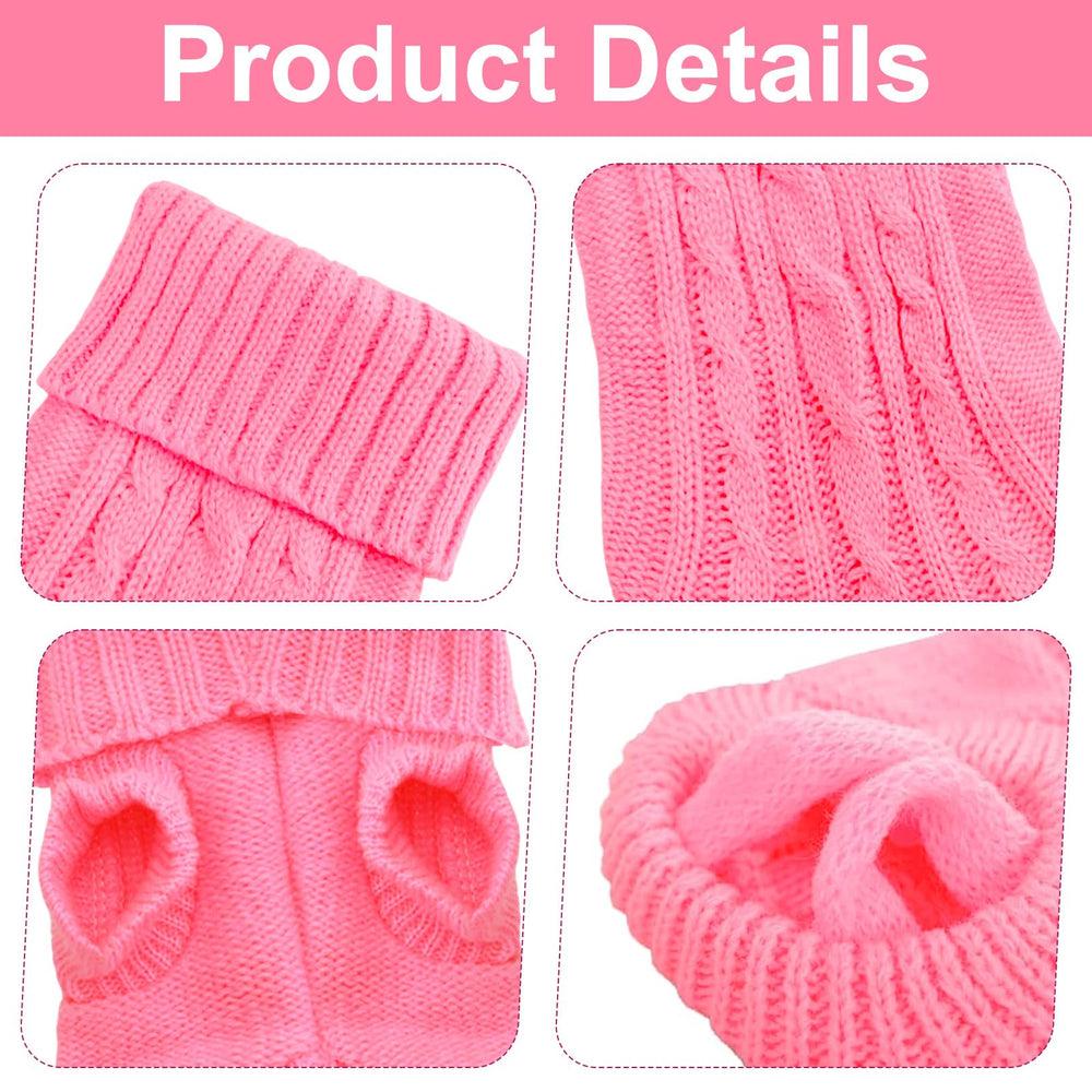 Sdfvsdg Cutie XXS sweater worn on dog demonstrates easy pullover design.
