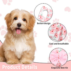 Sdfvsdg floral dog dress pattern petunia adds cheerful charm to parties