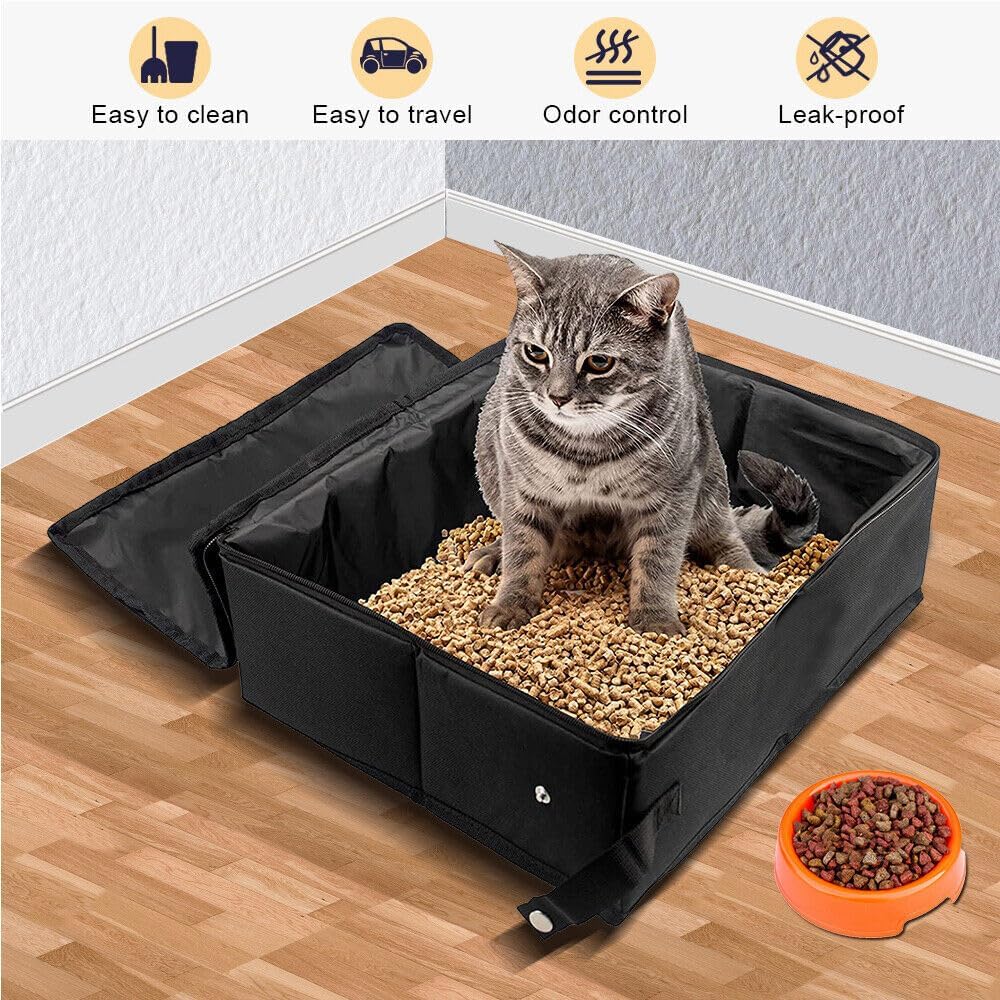 SDYQD multifunction cat litter box doubles as bed and storage