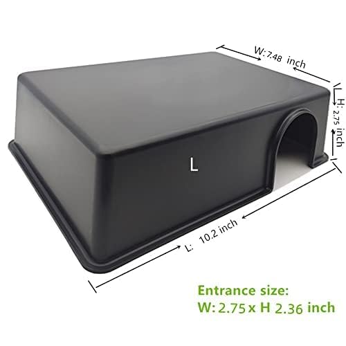SDZGQPET Amypet hide cave entrance close-up with accessible 2.75x2.36 inch opening