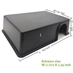 SDZGQPET Amypet hide cave entrance close-up with accessible 2.75x2.36 inch opening