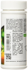 Seachem Alkaline Buffer with dosing scoop ready for regular pH stabilization.