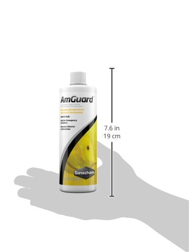 Seachem AmGuard compared to other binders emphasizes high concentration.