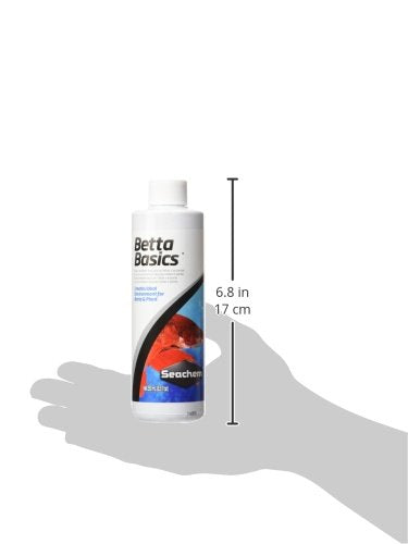 Seachem Betta Basics packaging on a shelf emphasizes ease of use.