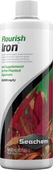 Seachem Flourish Iron bottle front view boosts plant iron for healthier growth