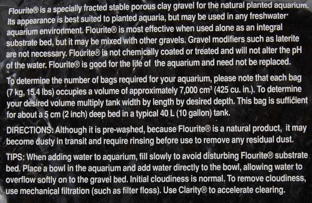 Seachem Flourite aquarium setup image demonstrates a natural look and easy, chemistry-free substrate.