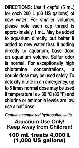 Seachem Prime bottle pour demonstrates easy dosing for freshwater and saltwater tanks.