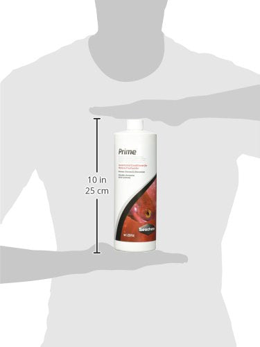 Seachem Prime dosing chart reference promotes correct use and safety.