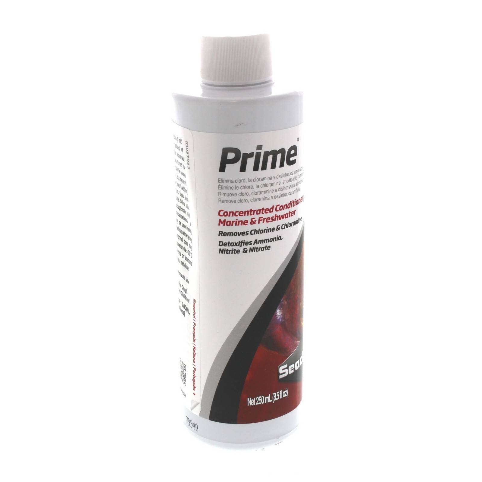 Seachem Prime heavy metals removal in tap water.