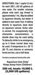 Seachem Prime pour action demonstrates dosing into aquarium water.