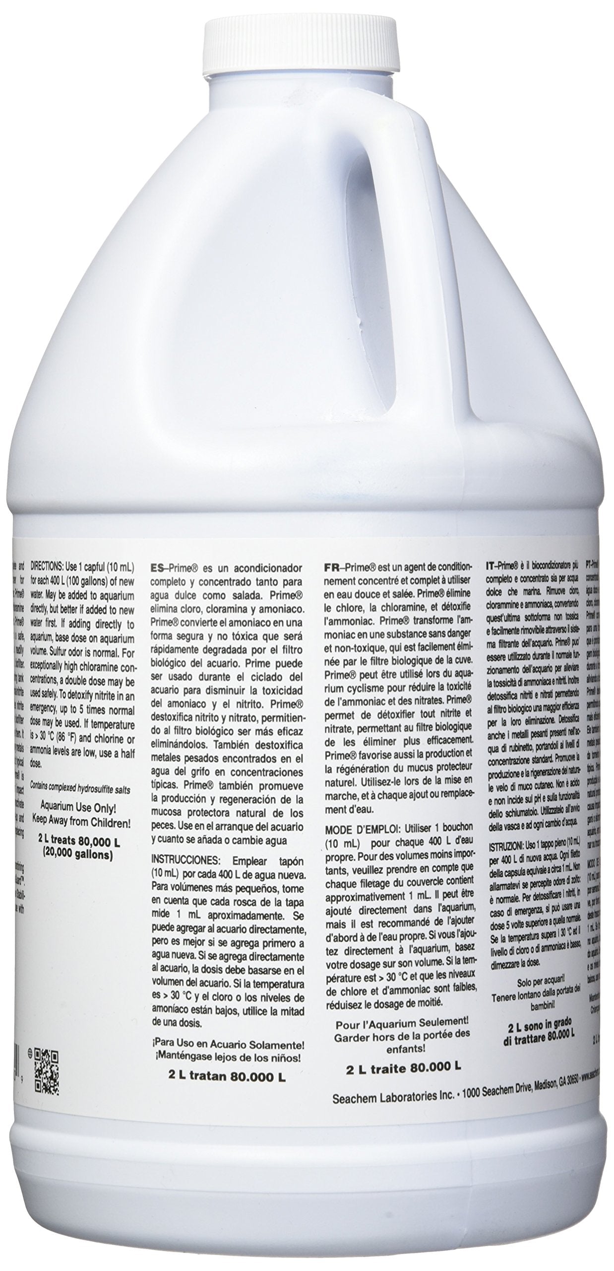 Seachem Prime tank water clarity after treatment in a home aquarium