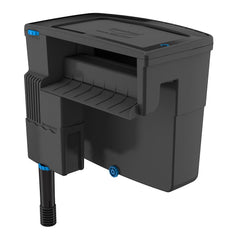 Seachem Tidal 110-gallon filter lid closeup for quiet operation and aeration.