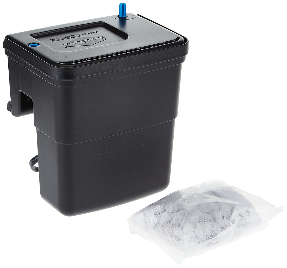 Seachem Tidal Power Filter lid and outlet enabling drip-free maintenance