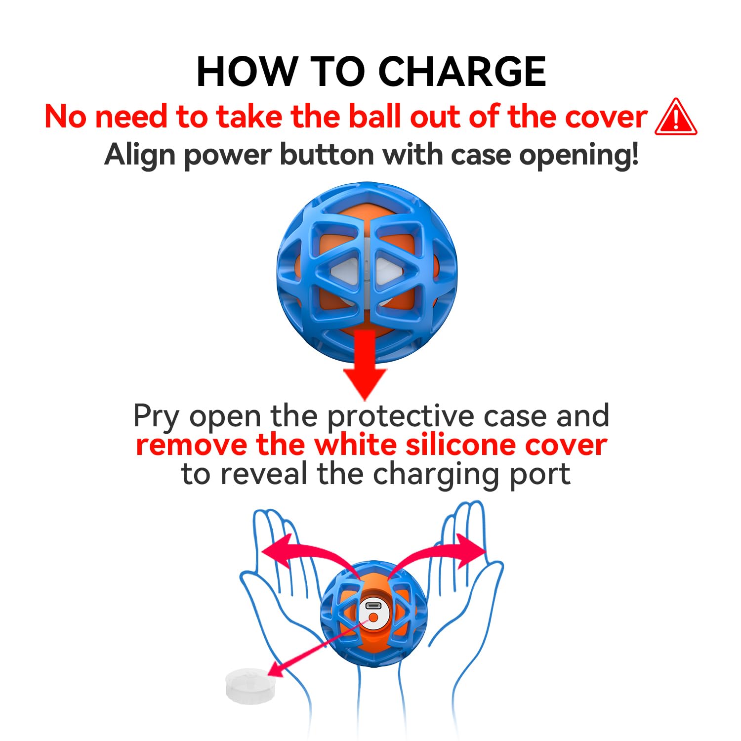 seagi interactive dog toy ball blue two covers extend durability and options