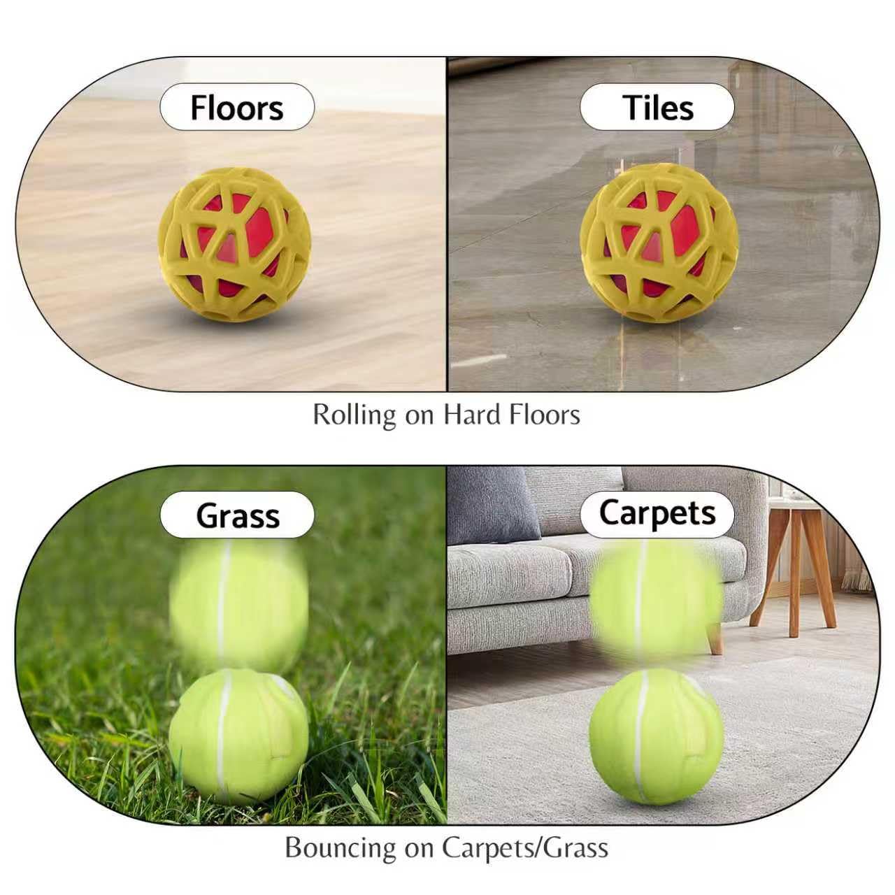 seagi interactive dog toy ball usb-recharge design enables long play sessions.