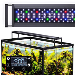 SEAOURA 24/7 front-panel LED light ensuring bright, even tank illumination