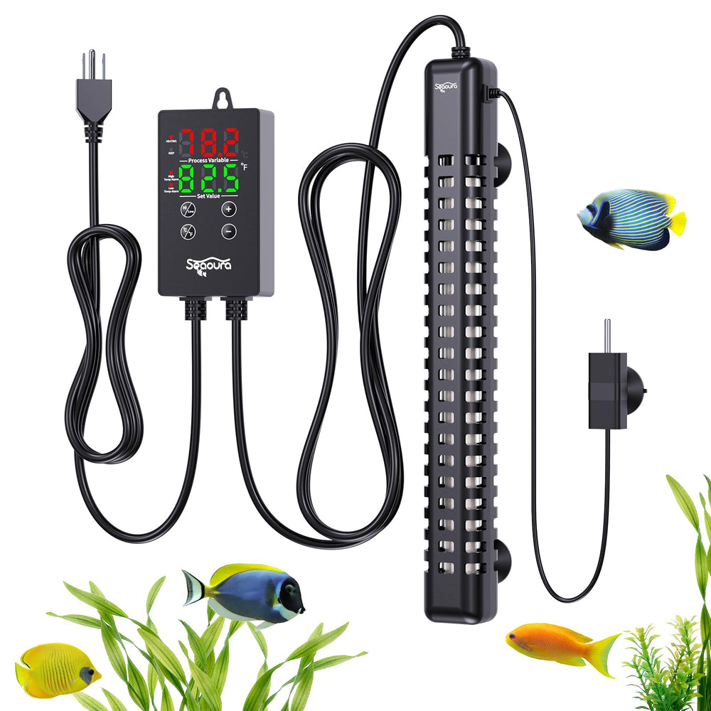 SEAOURA aquarium heater-durable-materials designed for freshwater and saltwater use