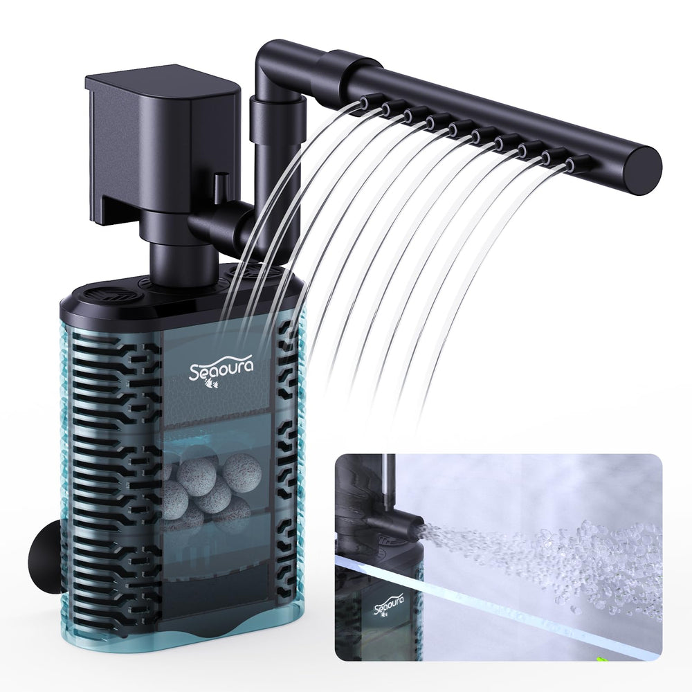 SEAOURA Aquarium Internal Filter assembly view for quick setup and maintenance.