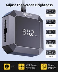 SEAOURA digital display provides clear readings day and night for convenience.