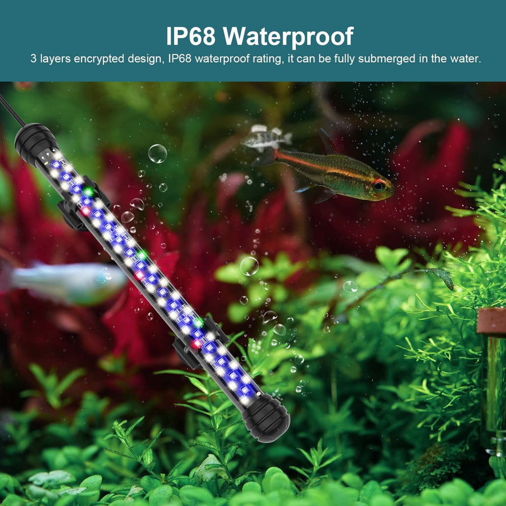 SEAOURA light showing color modes White/Blue/Red/Green for mood shifts.