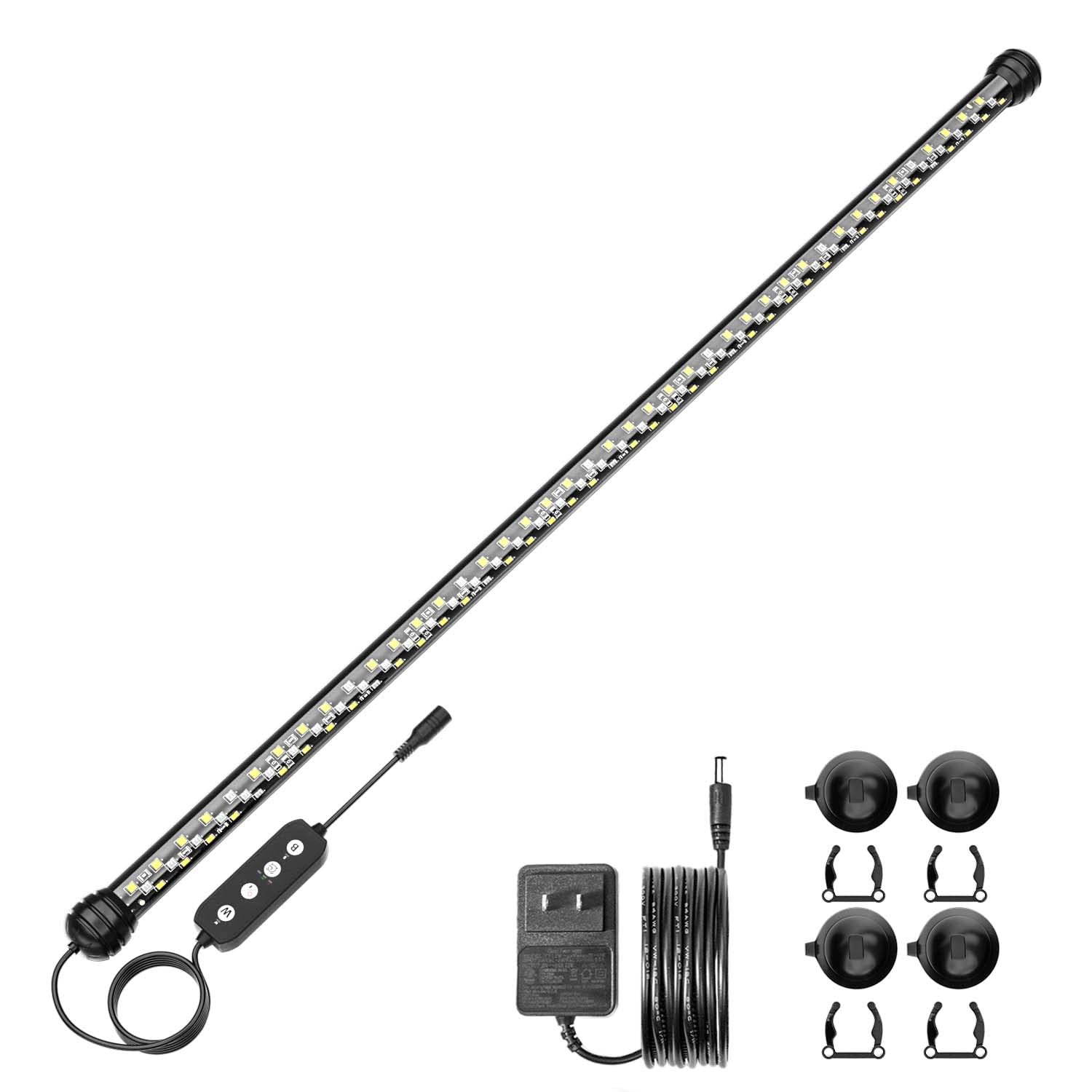 SEAOURA LED aquarium light with timer for precise day-night cycles and plant care.